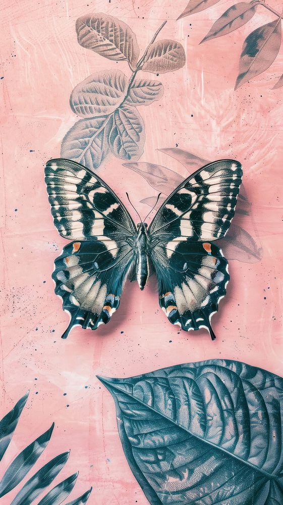 Wallpaper butterfly invertebrate person tattoo.