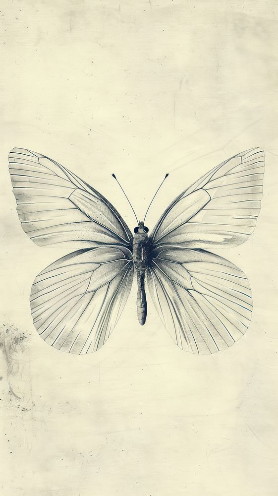 Wallpaper butterfly drawing sketch invertebrate.