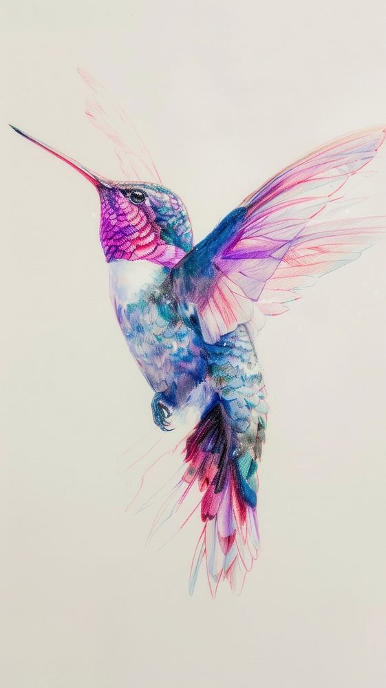 Wallpaper hummingbird animal.
