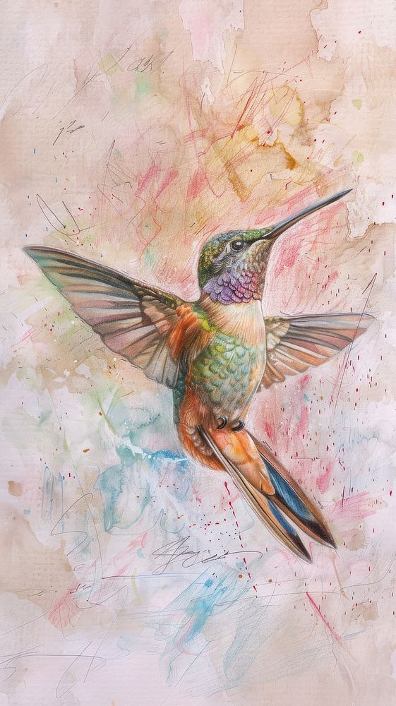 Wallpaper hummingbird weaponry animal dagger.