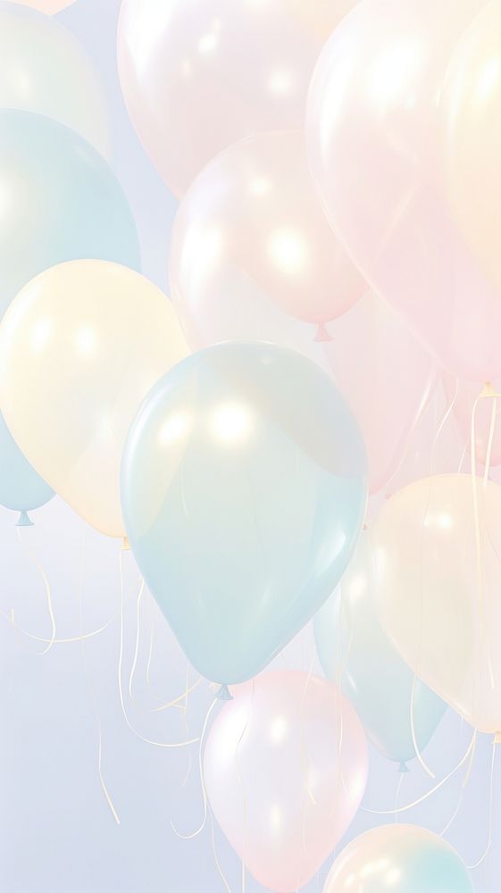 Blurred gradient Balloon balloon.