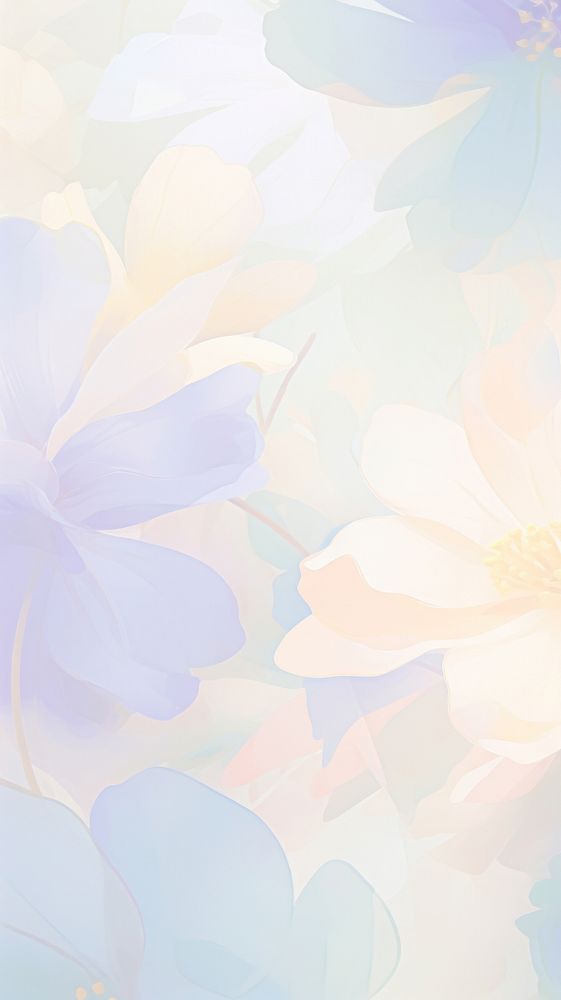 Blurred gradient Blue flower graphics pattern blossom.