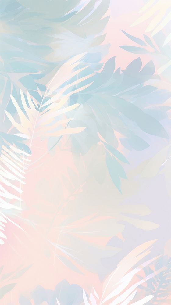Blurred gradient Palm graphics outdoors pattern.