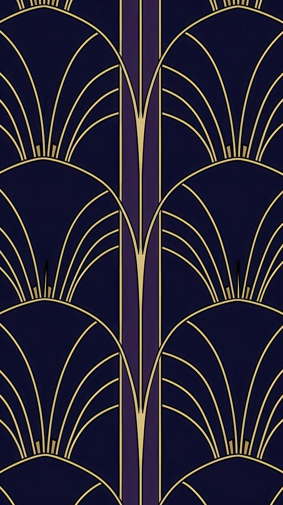 Art deco seamless wallpaper pattern graphics home decor.