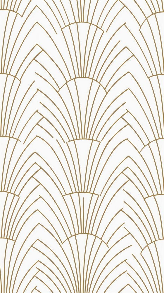 Art deco shell wallpaper pattern.