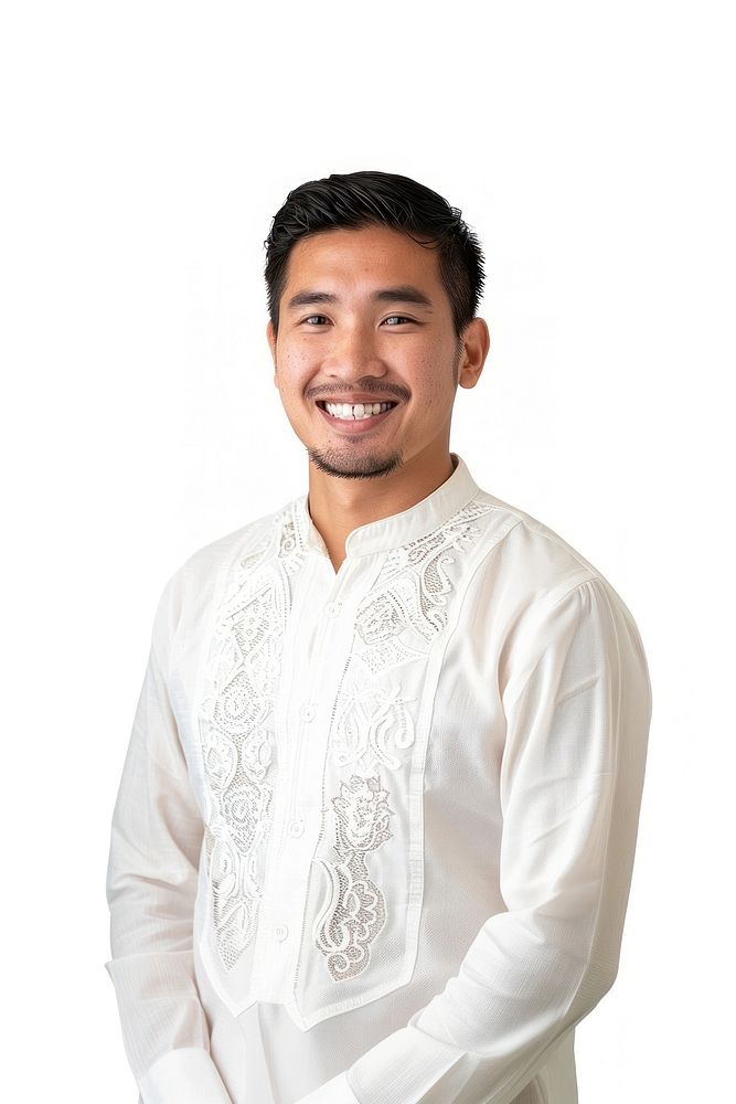 Filipino male wearing barong Tagalog outfit portrait photo photography.