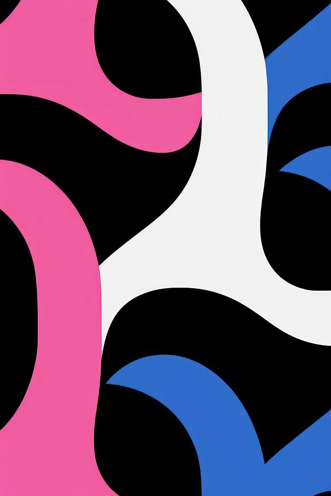 A flat illustration of Swirls graphics pattern symbol.