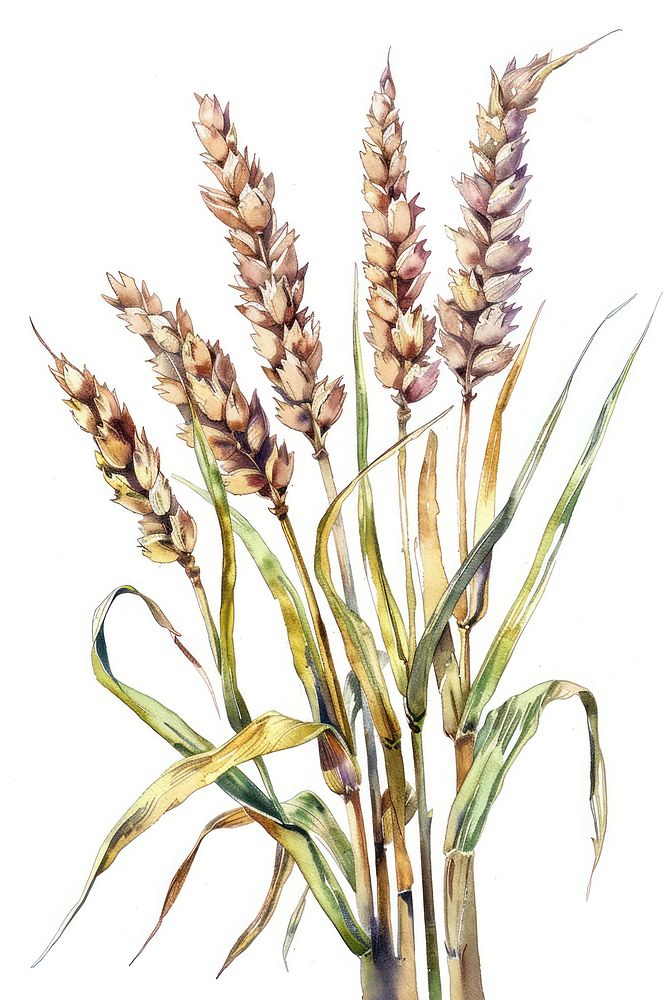 Wheat produce plant grain.