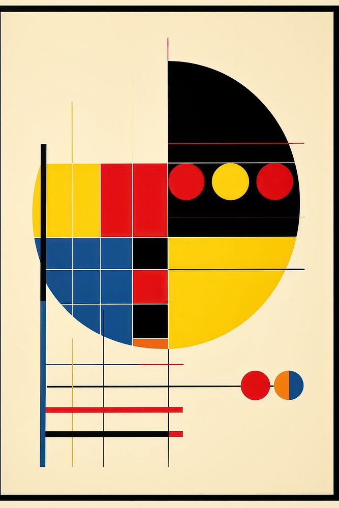 Grid illustration representing of graph and chart painting modern art.