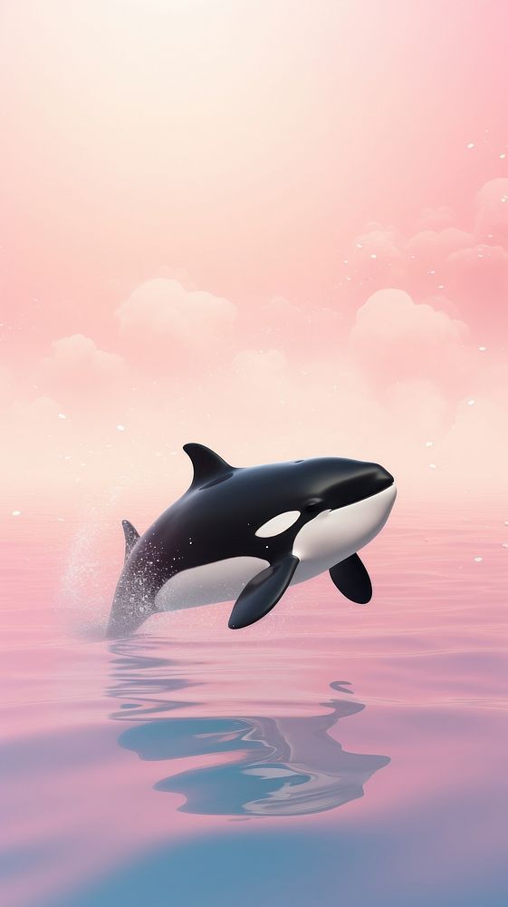 Orca whale animal mammal shark.