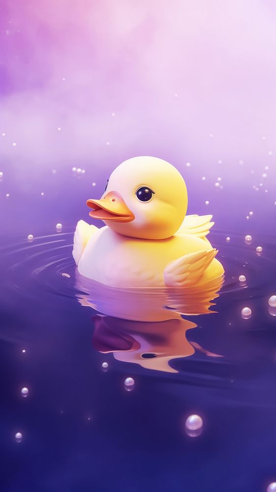 Chubby duck animal astronomy outdoors. | Free Photo Illustration - rawpixel