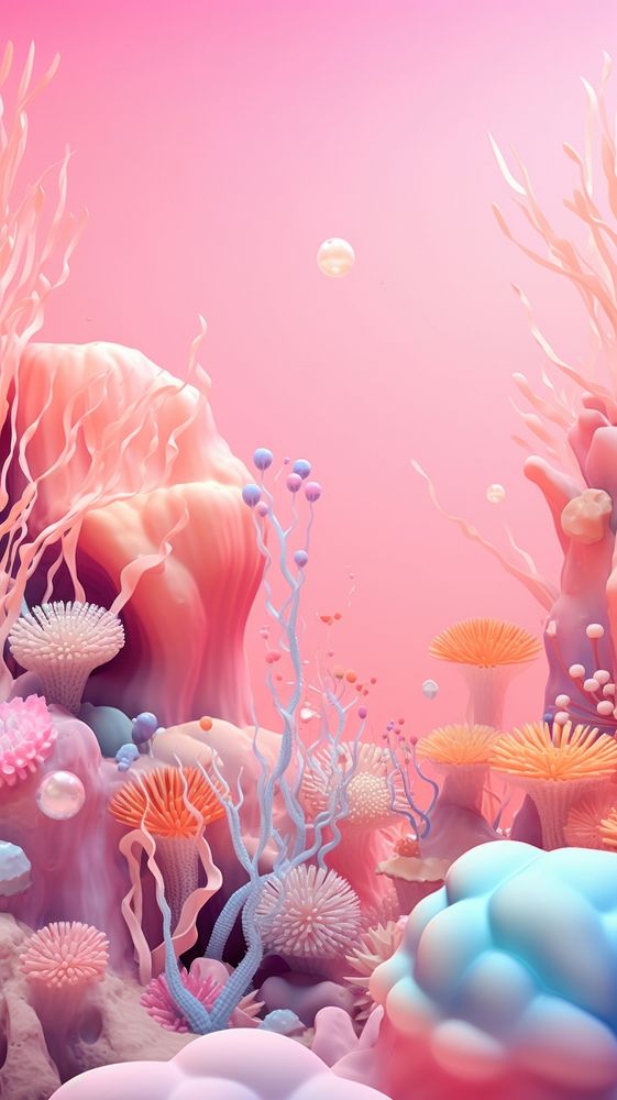 Colorful coral animal invertebrate astronomy.