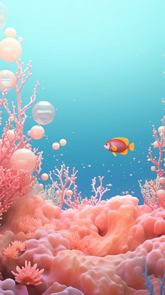 Coral reef animal underwater outdoors.