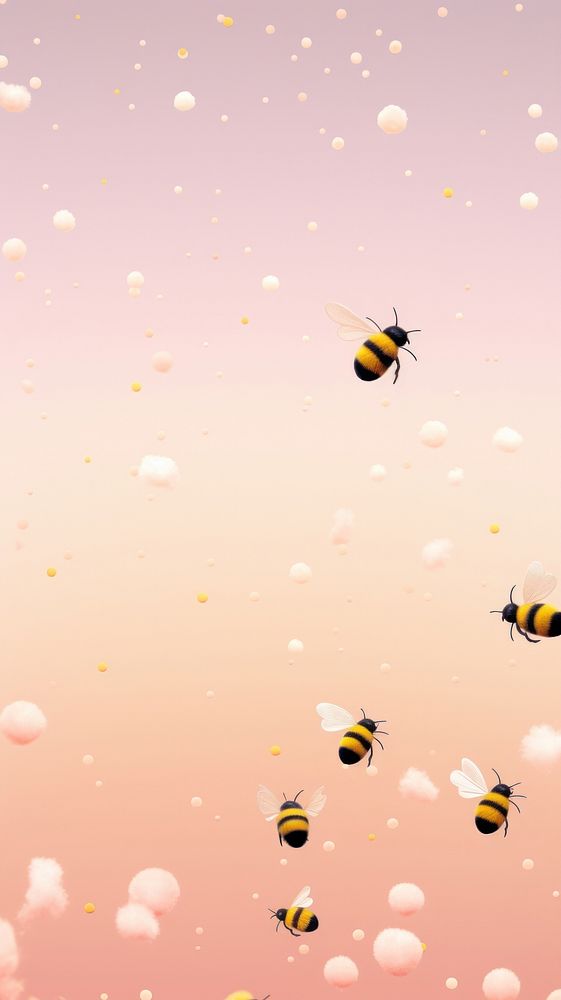 Flying bumblebees animal invertebrate outdoors.