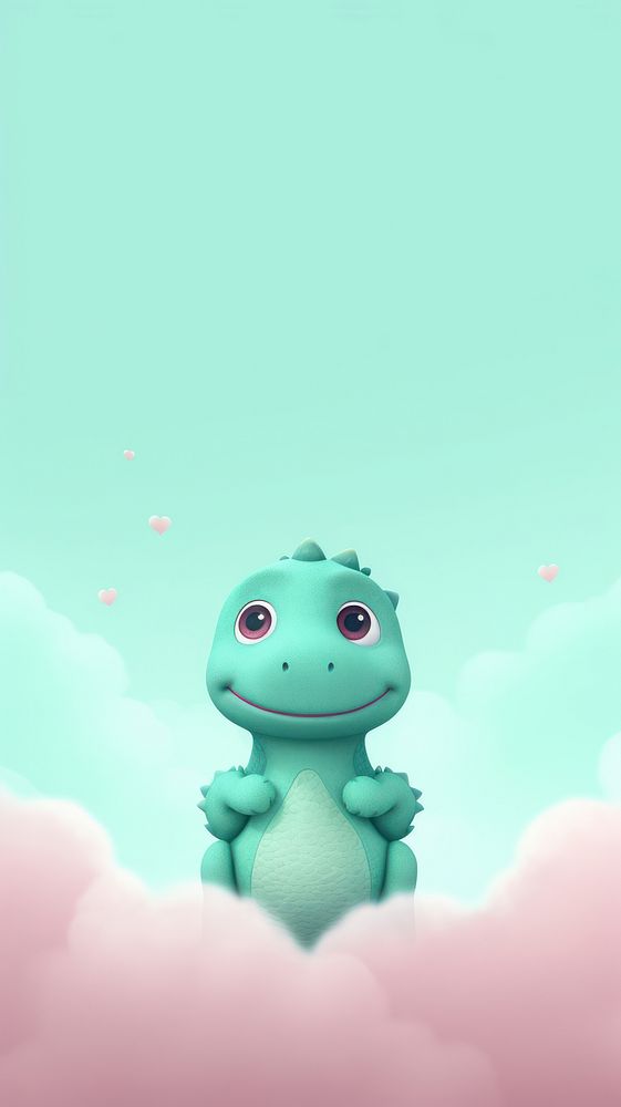 Green dinosaur cartoon animal amphibian. | Free Photo Illustration ...