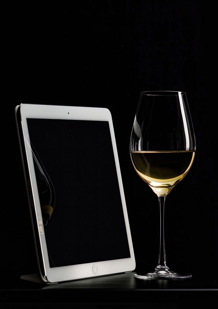 Screen glass wine electronics.