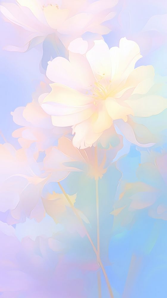 Blurred gradient blue flower backgrounds outdoors nature.