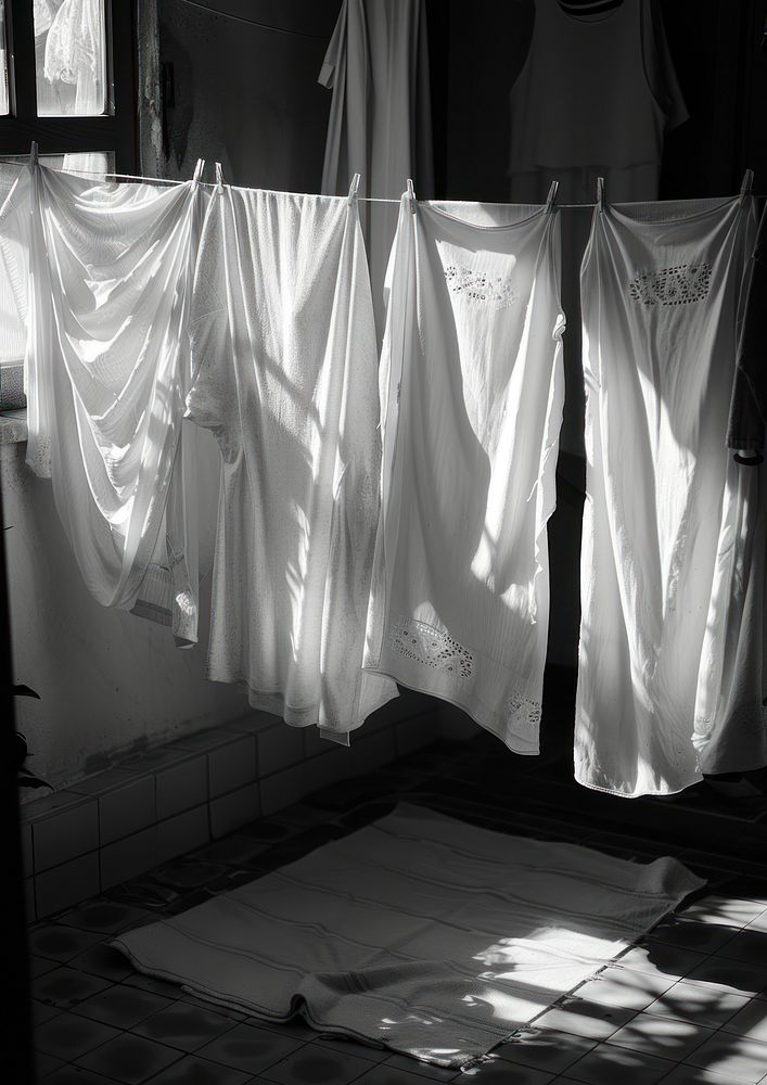 Laundry furniture wedding curtain.
