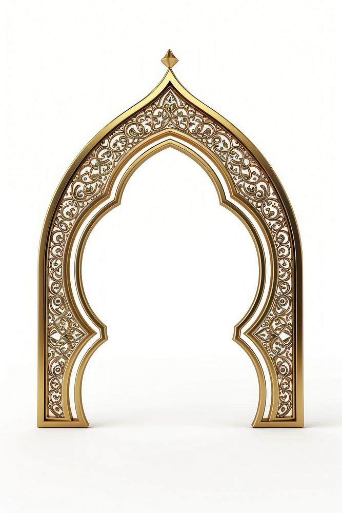 Arabic golden arch architecture accessories accessory.