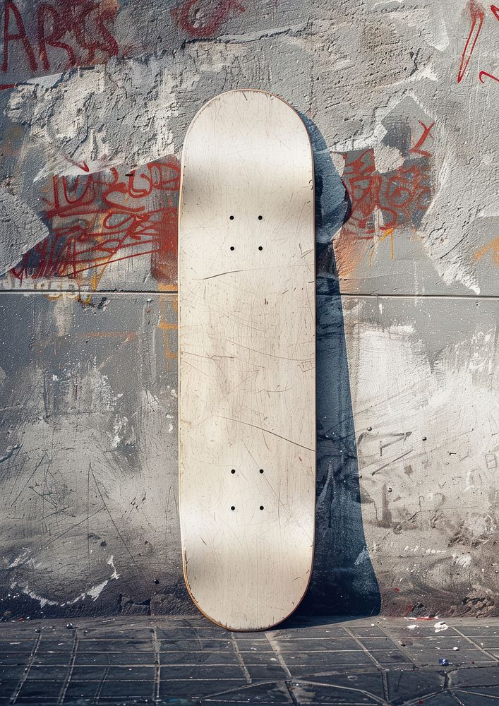 Skateboard mockup.