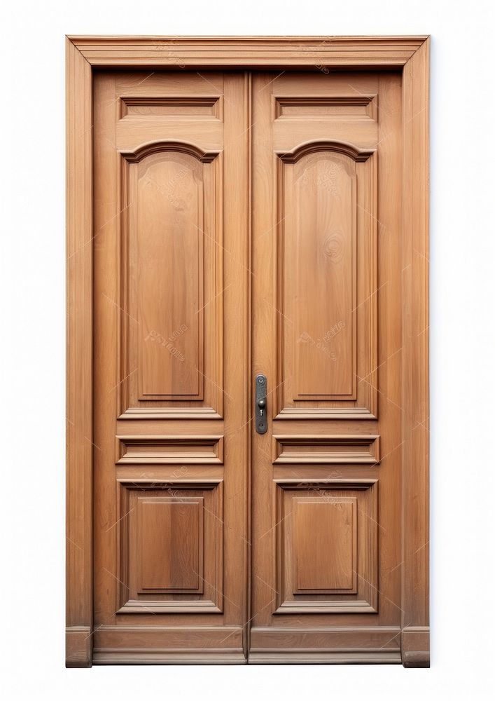 Front the door simple minimal wood style isolated furniture hardwood cupboard.