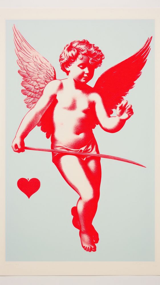 Cupid weaponry person human.