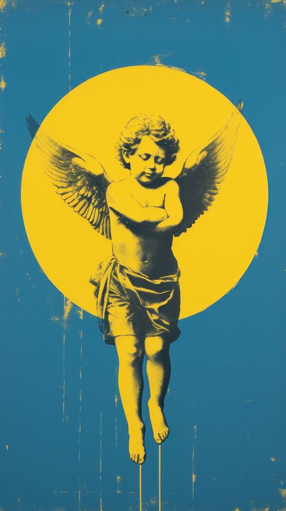 Cupid advertisement archangel person.