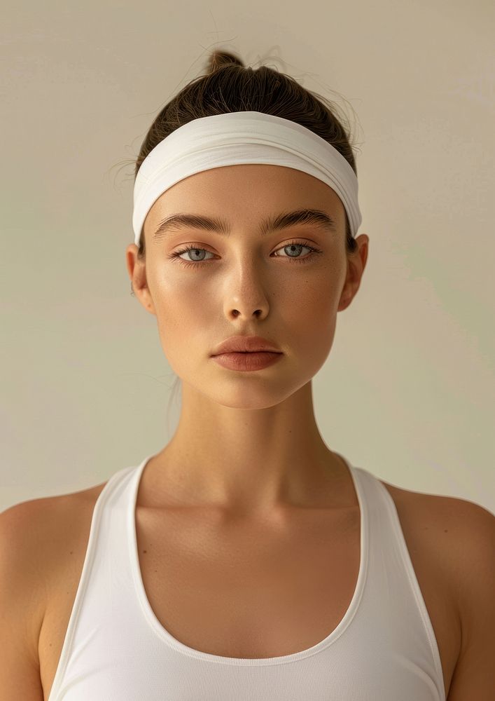 Sportswear headband woman accessories.