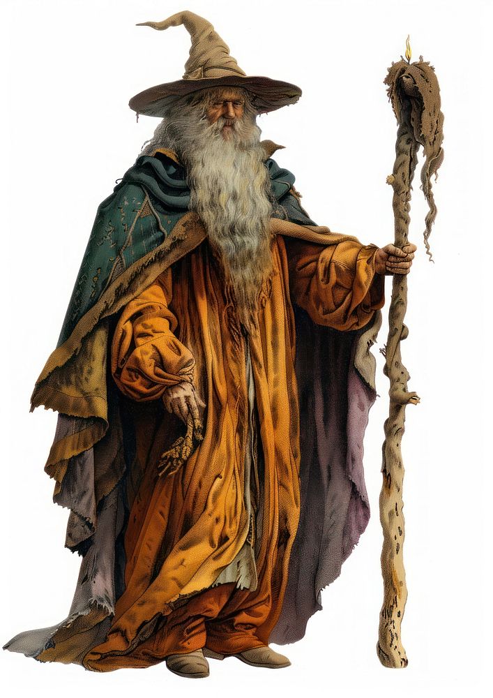 Wizard clothing apparel costume.