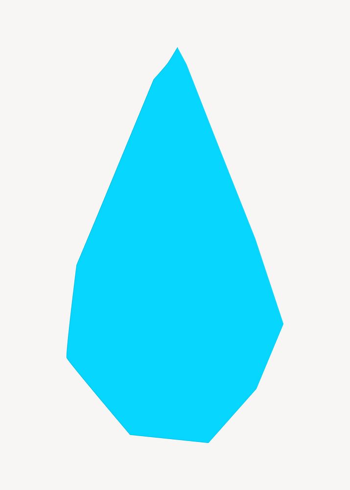 Water drop graphic
