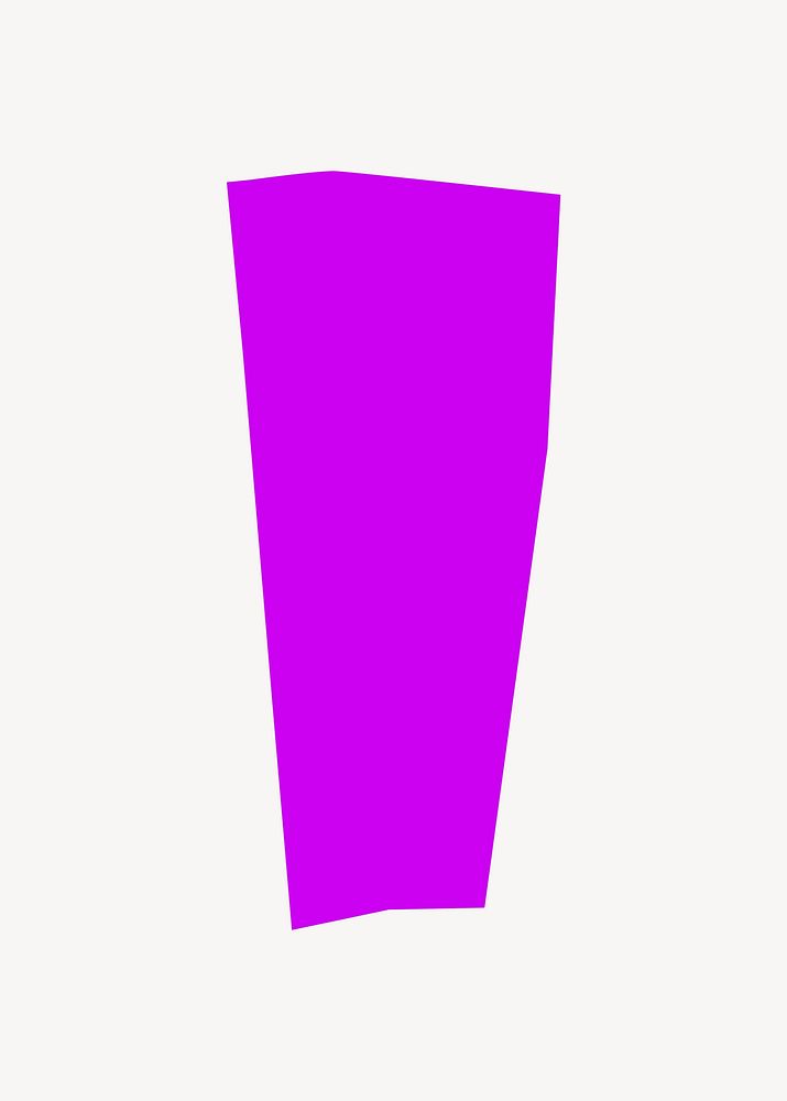 Prime in purple paper cut shape sign illustration