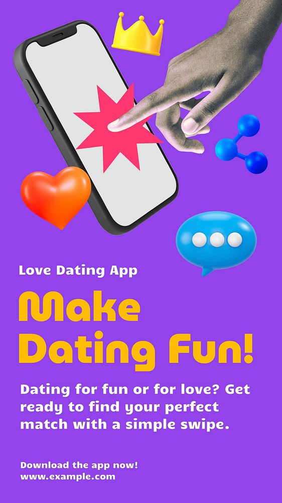 Dating app   business  Instagram story temple