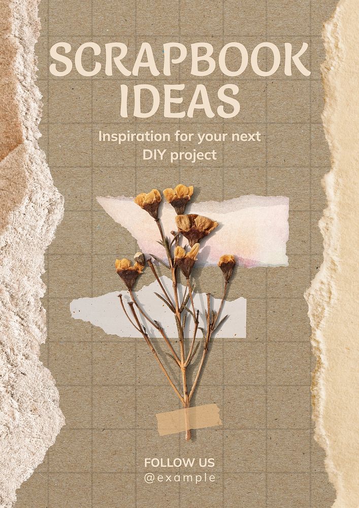 Scrapbook ideas  poster template