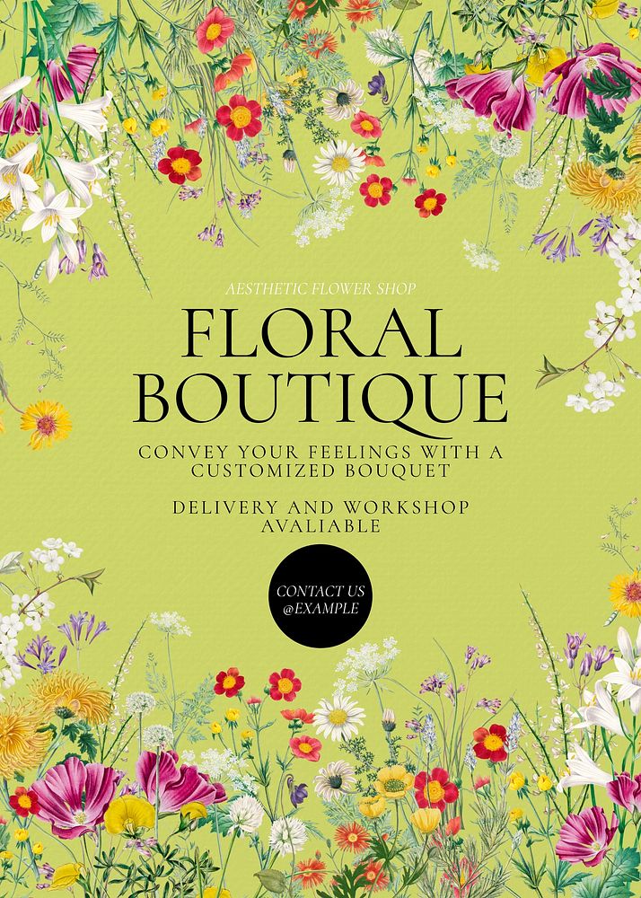 Floral boutique template