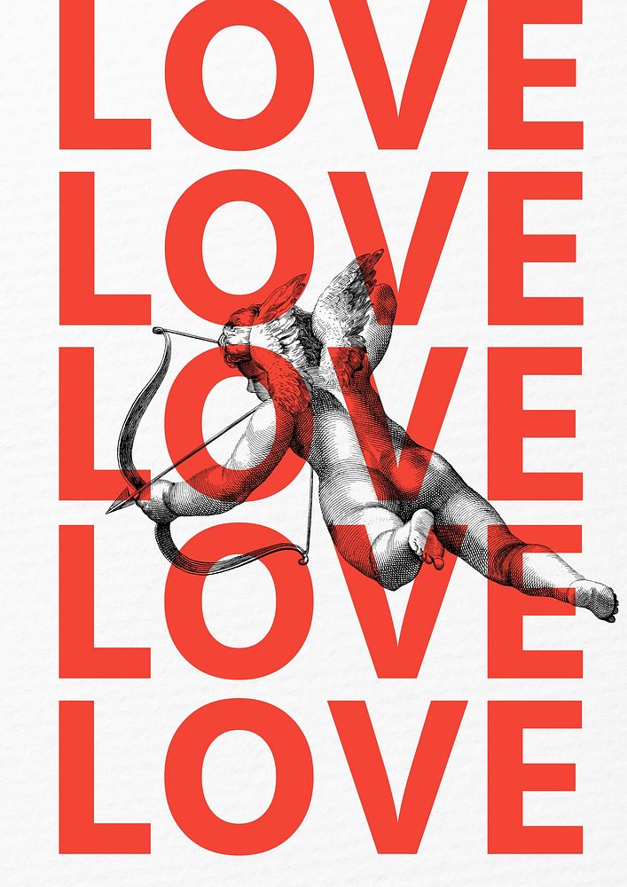 Love  poster template