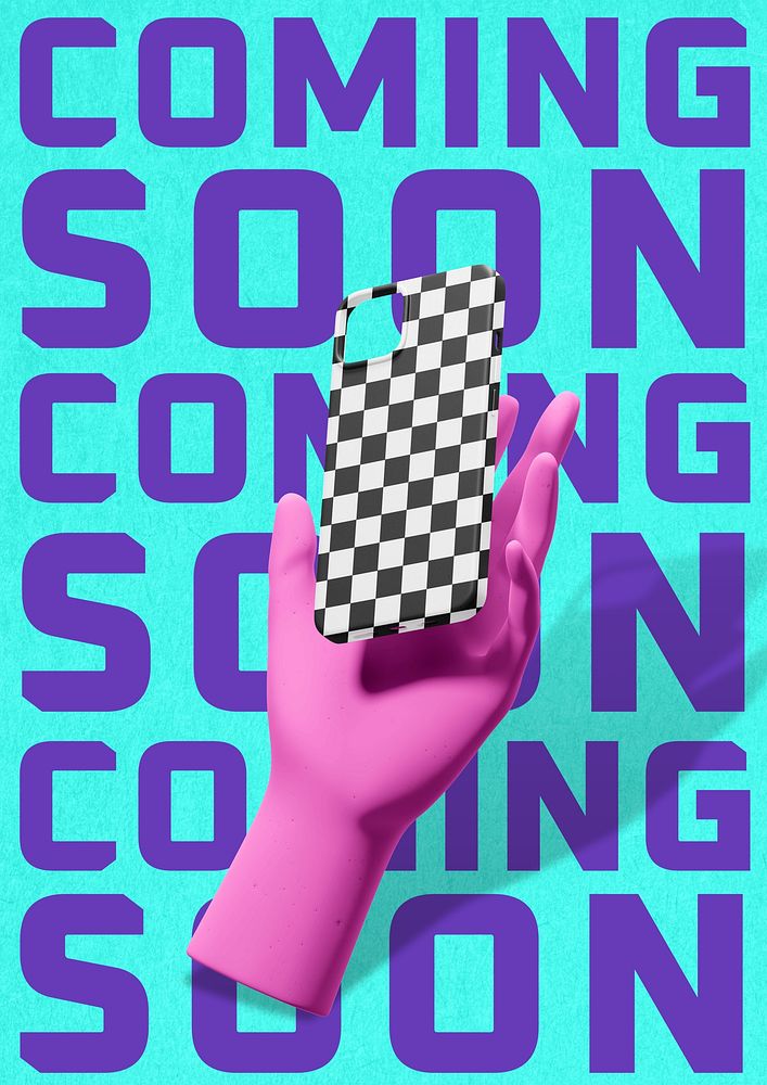 Coming soon   poster template
