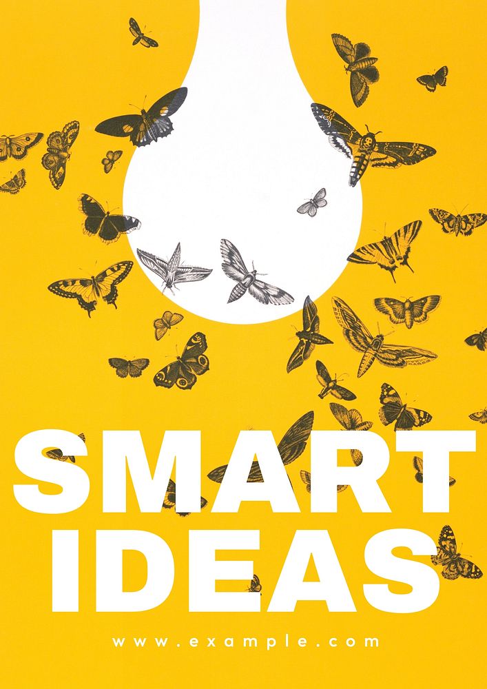 Smart ideas poster template