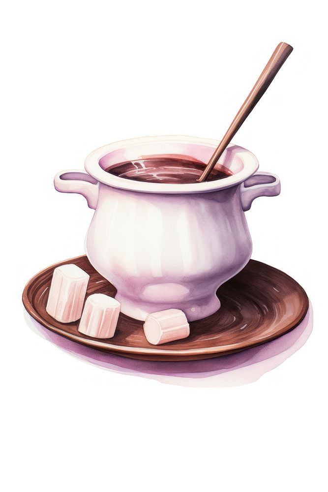 Chocolate fondue beverage cookware dessert.