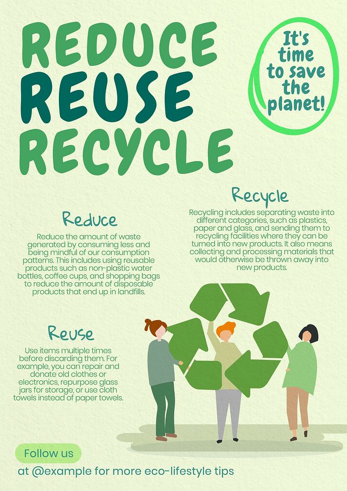 Environment poster template