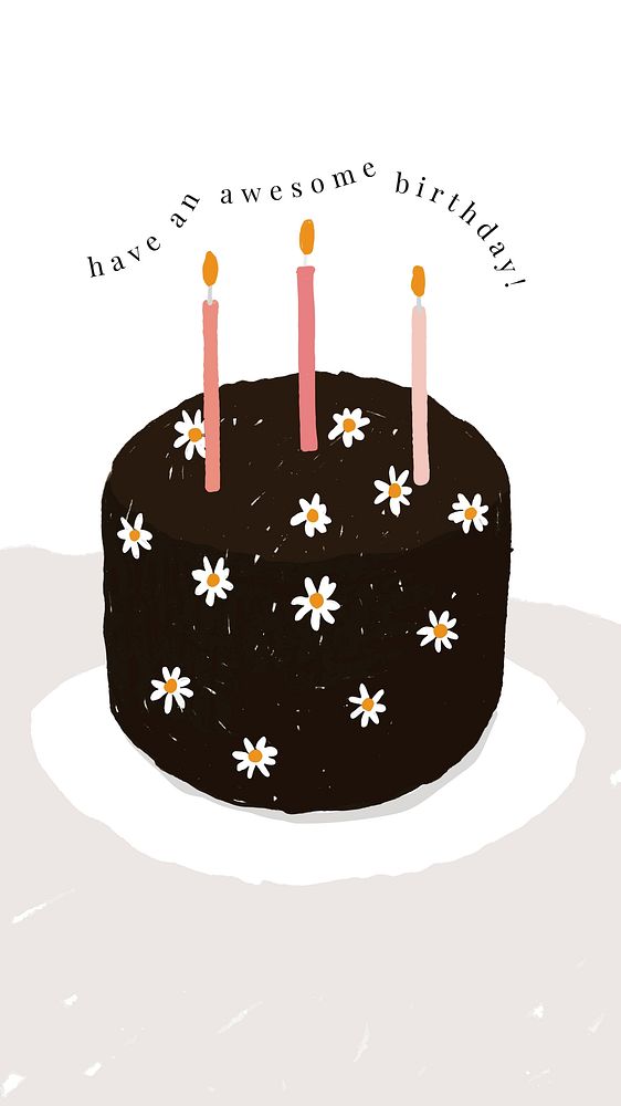 Birthday cake Instagram post template