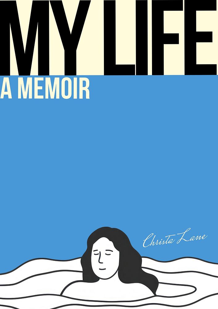 Memoir book cover template | Free Photo - rawpixel