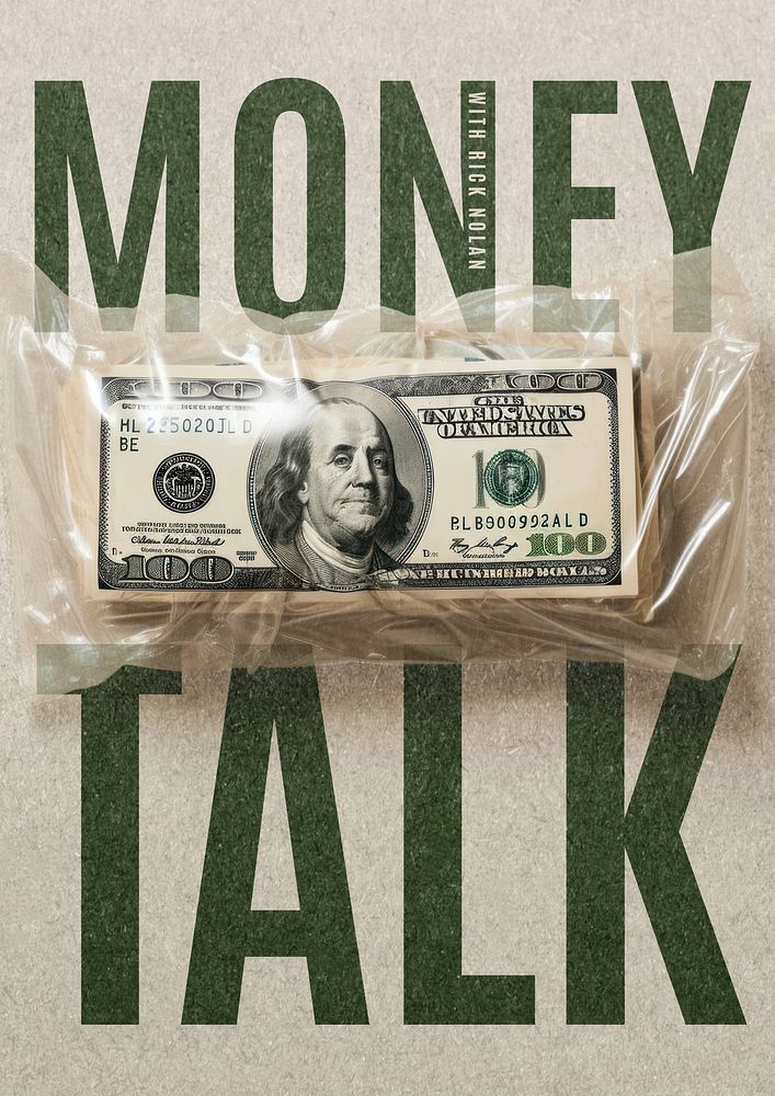Money talk poster template