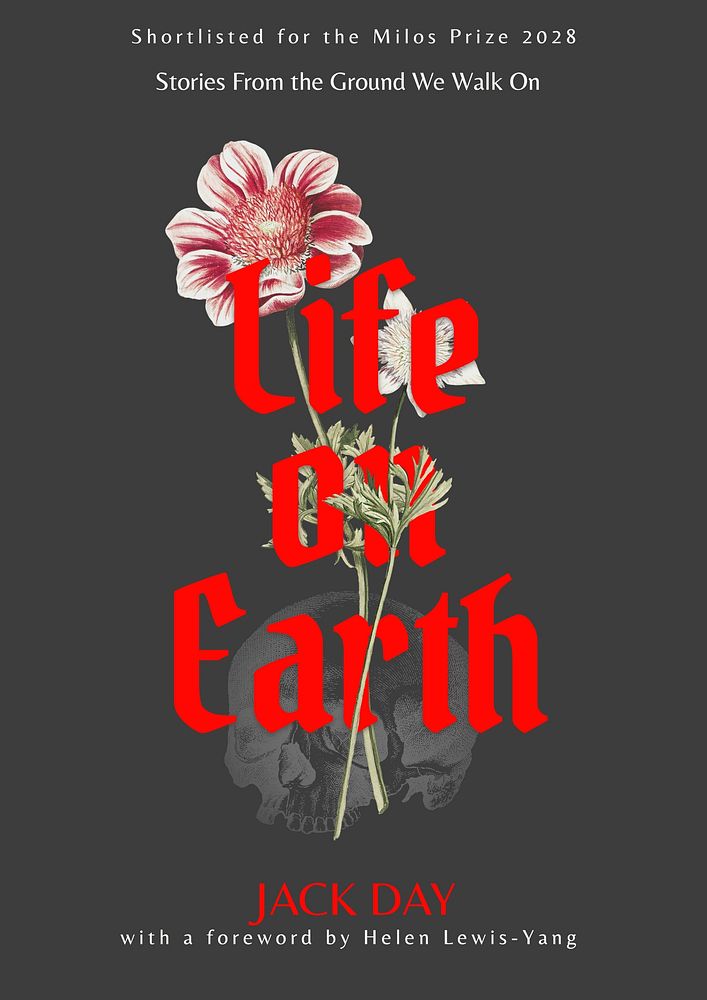 Life on earth magazine cover template