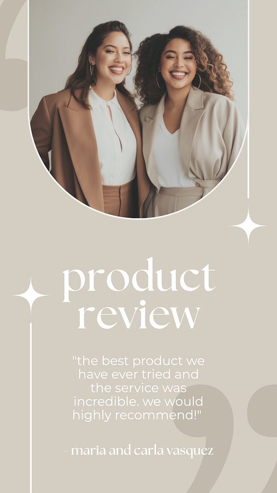 Product review Instagram story template