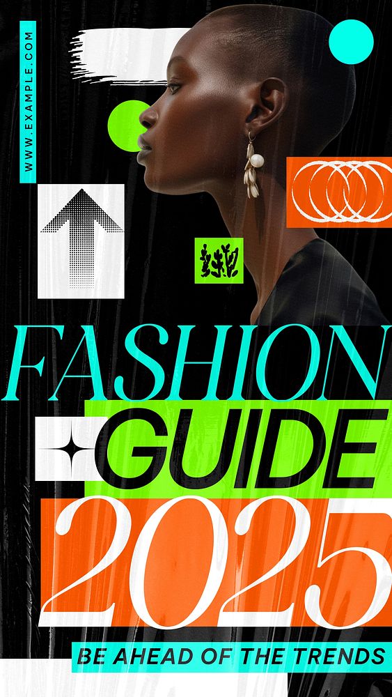 Fashion guide Facebook story template