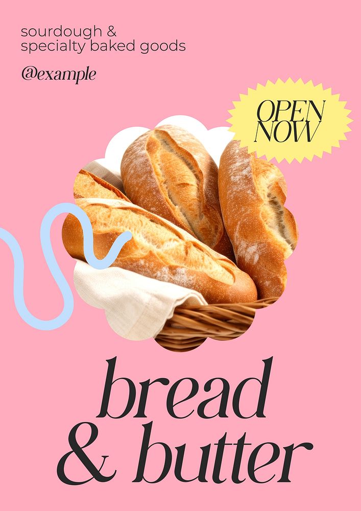 Bakery templates poster template