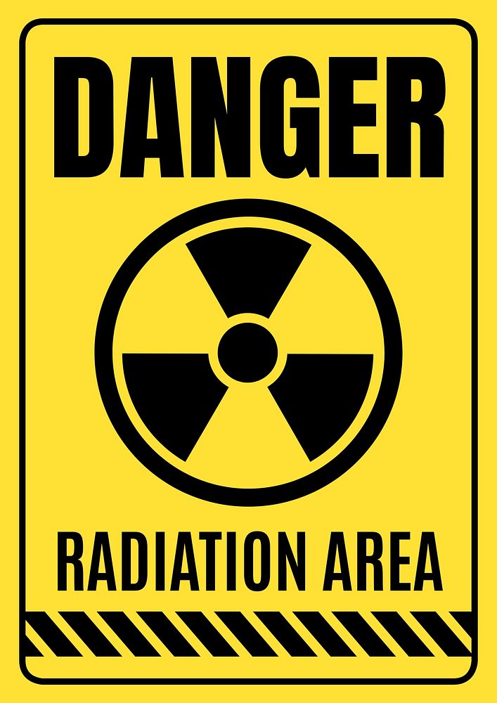 Radiation poster template