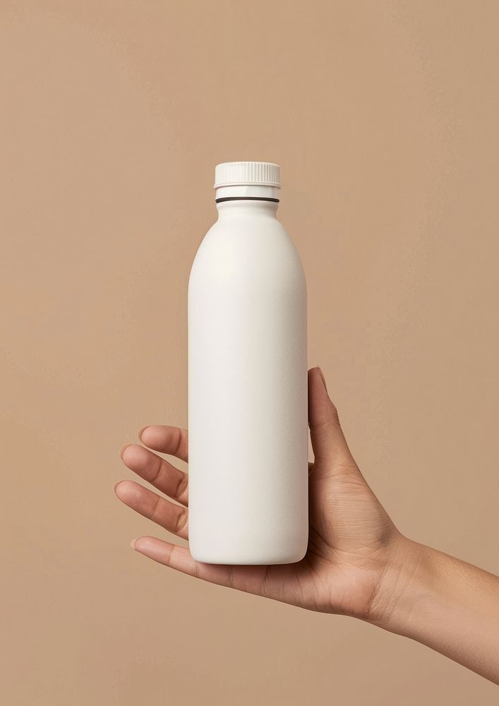 White water bottle beverage drink milk.