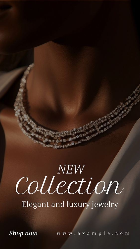 New jewelry collection Instagram story template