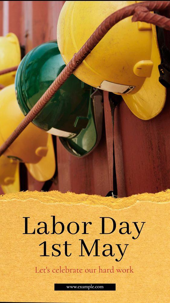 Labor day  Instagram story template